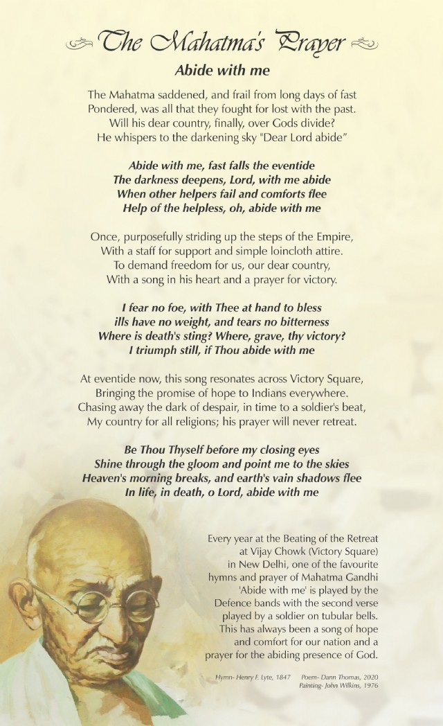 The Mahatma's Prayer - Abide With Me
