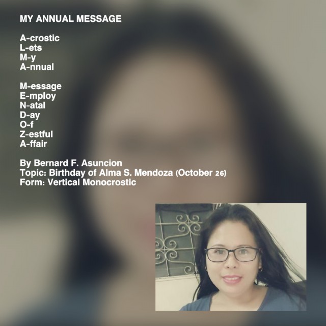 My Annual Message