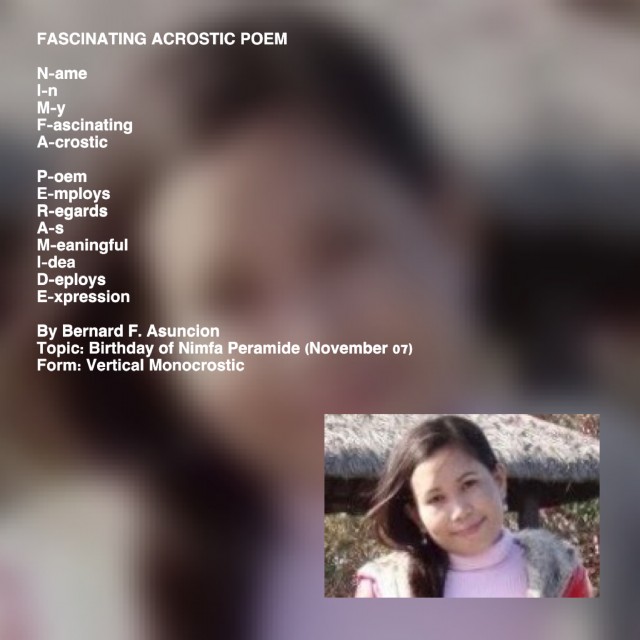 Fascinating Acrostic Poem