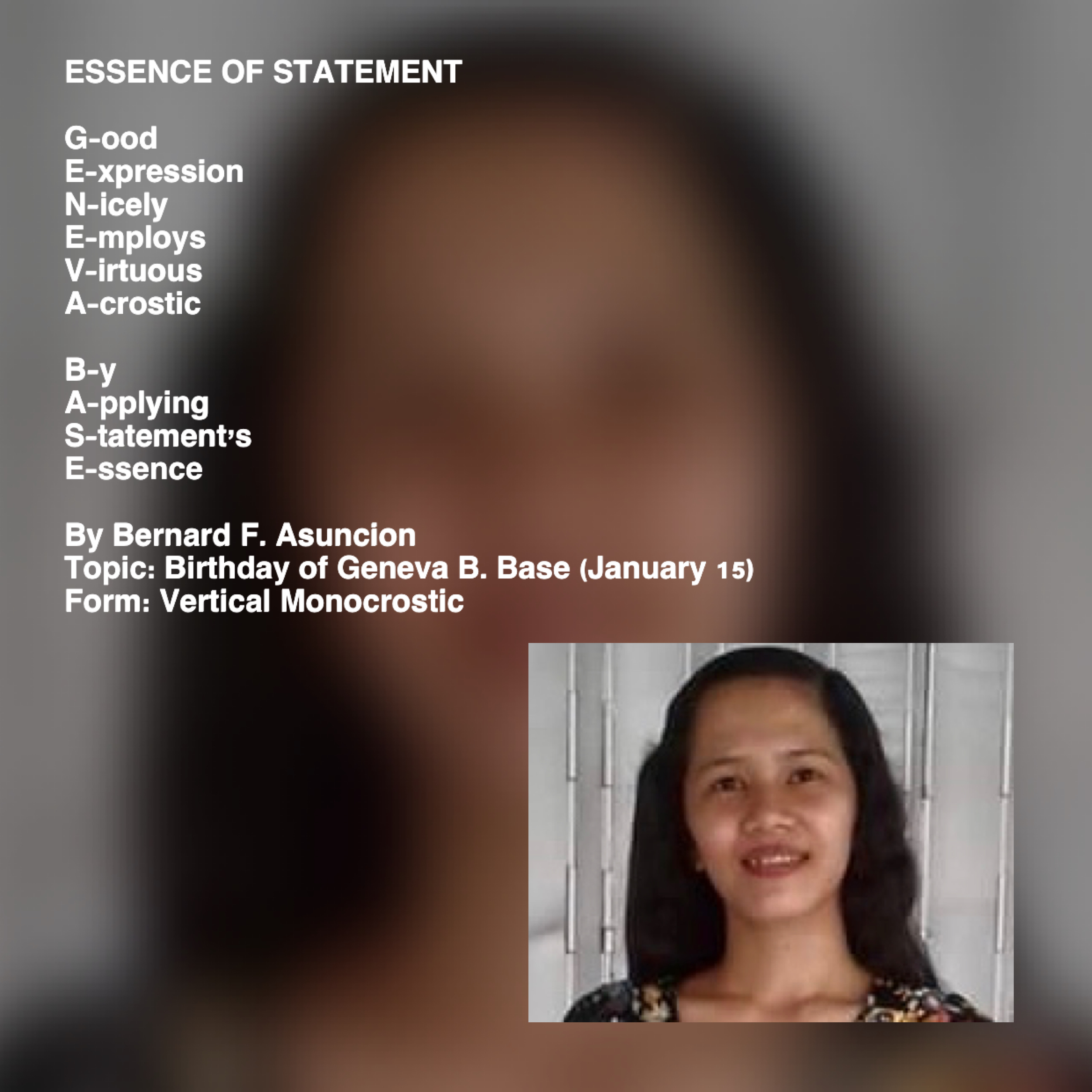 Essence Of Statement