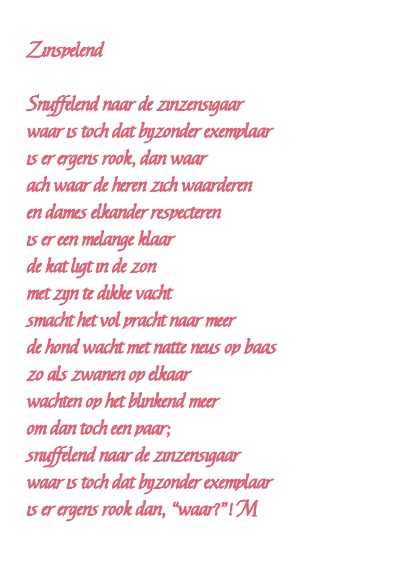 Zinspelend