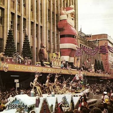 Australia - Rundle Street, Adelaide At Christmas In The 1960s
