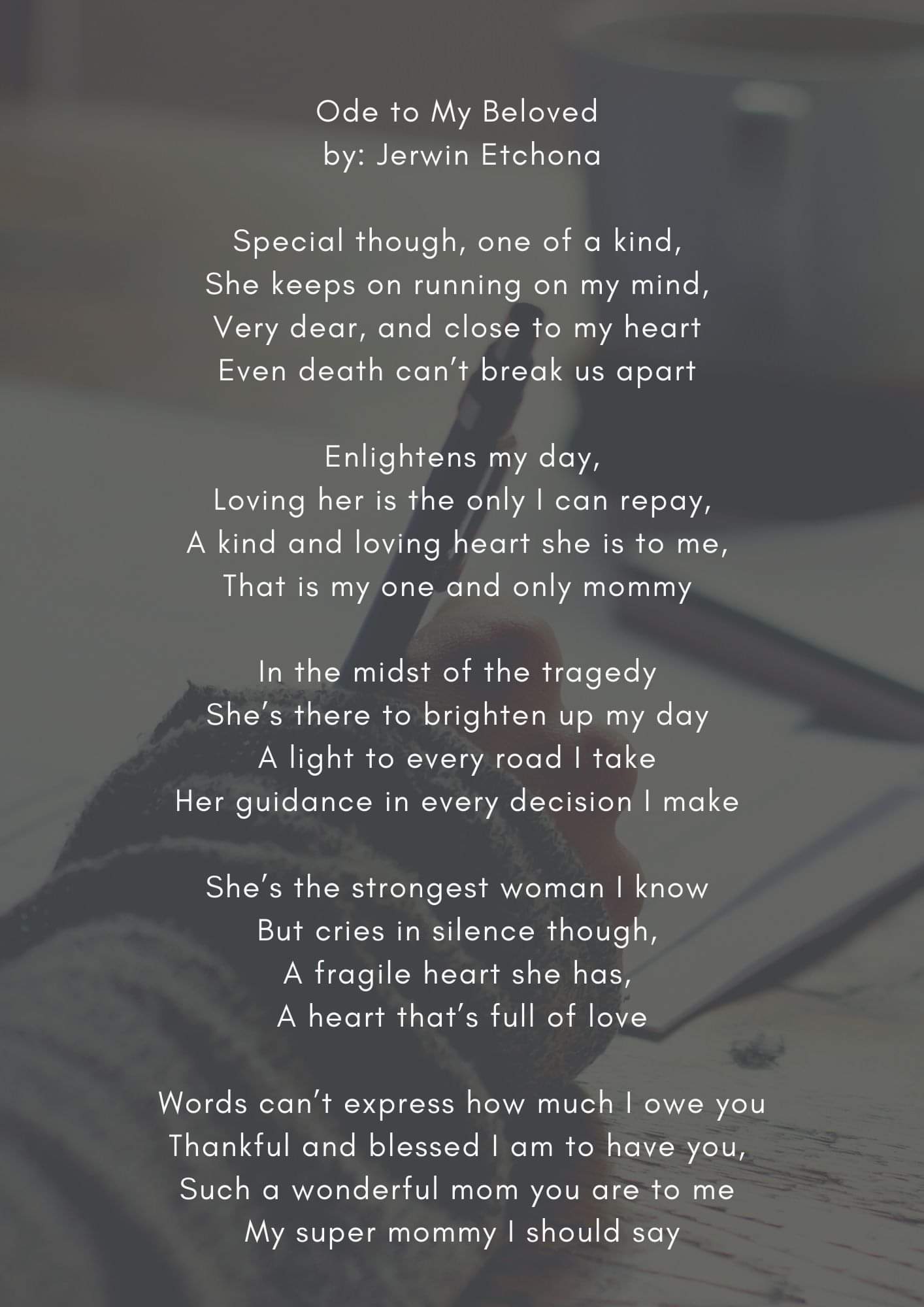 Ode To My Beloved