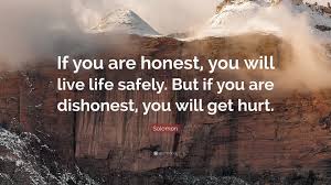 Be Honest In Life