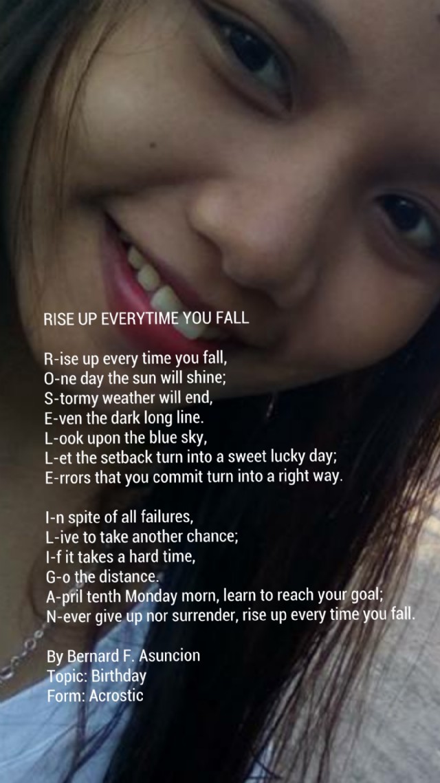 Rise Up Every Time You Fall