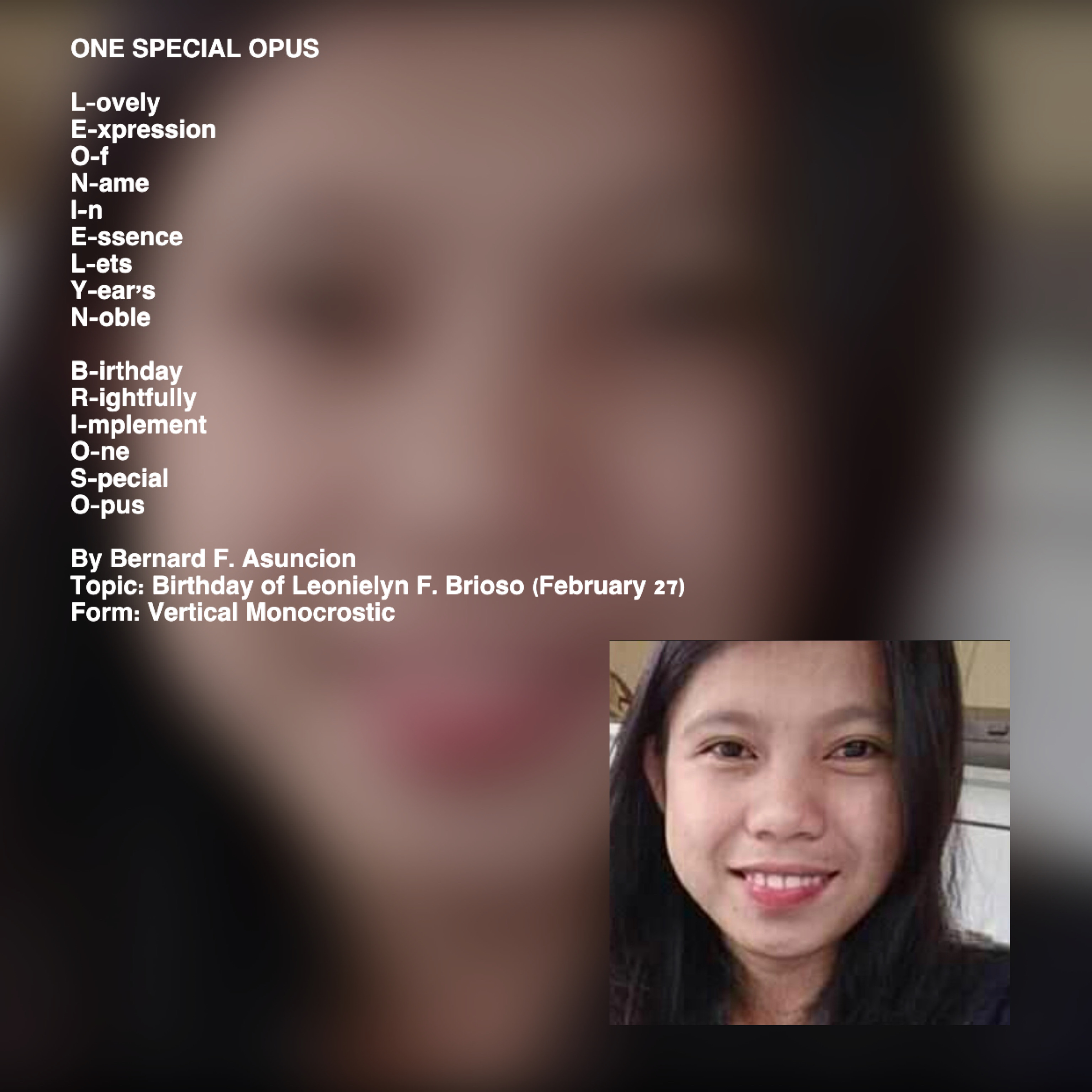 One Special Opus