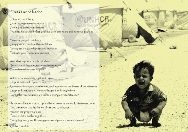 If I Was A World Leader.