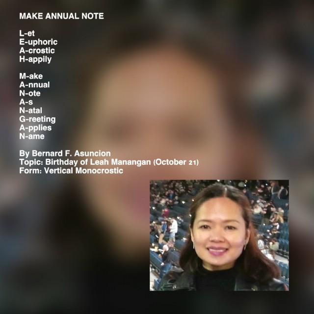 Make Annual Note