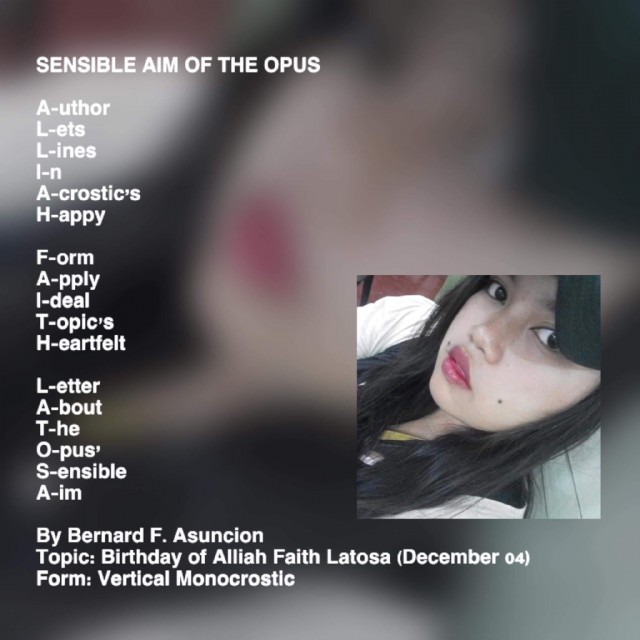 Sensible Aim Of The Opus
