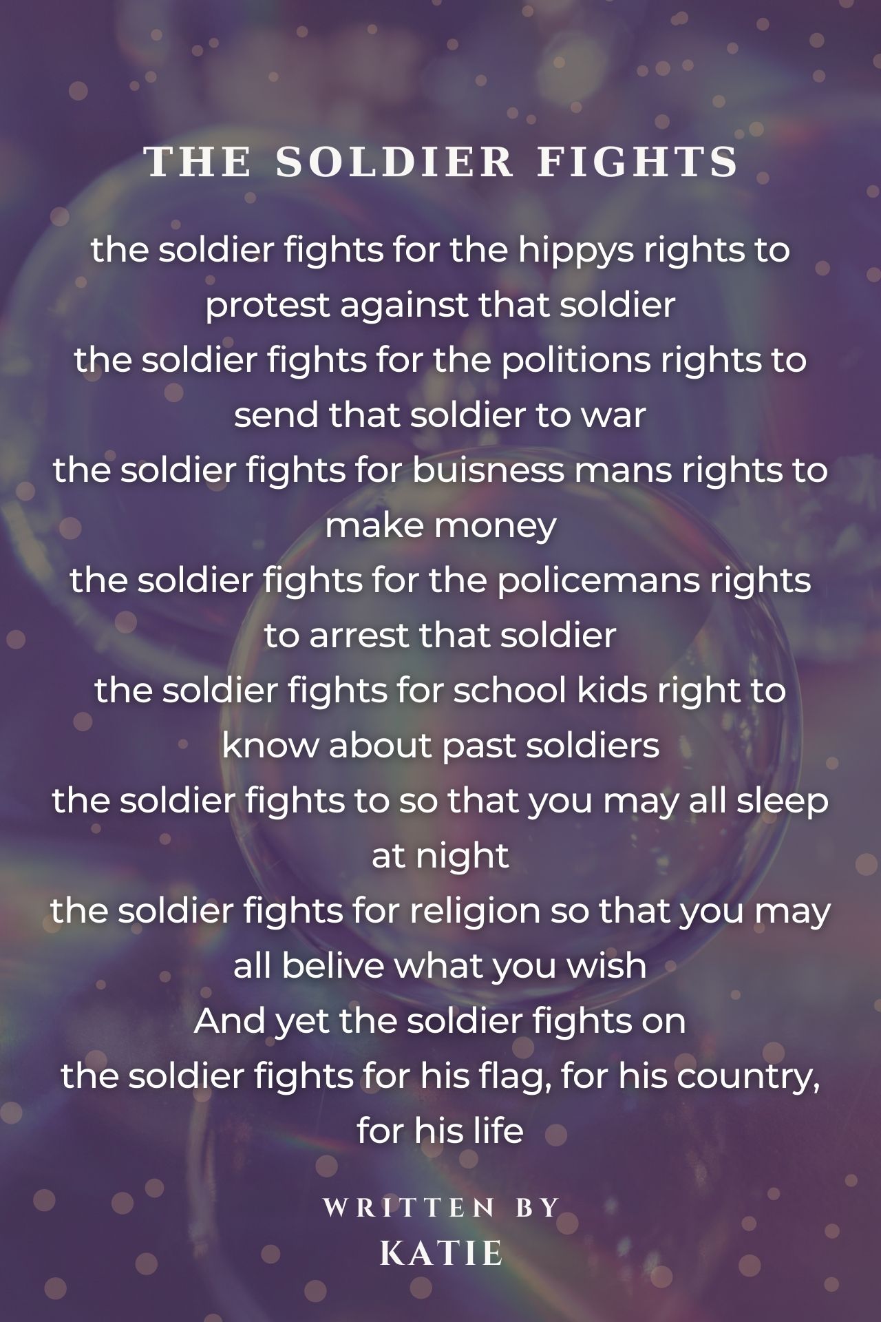 The Soldier Fights