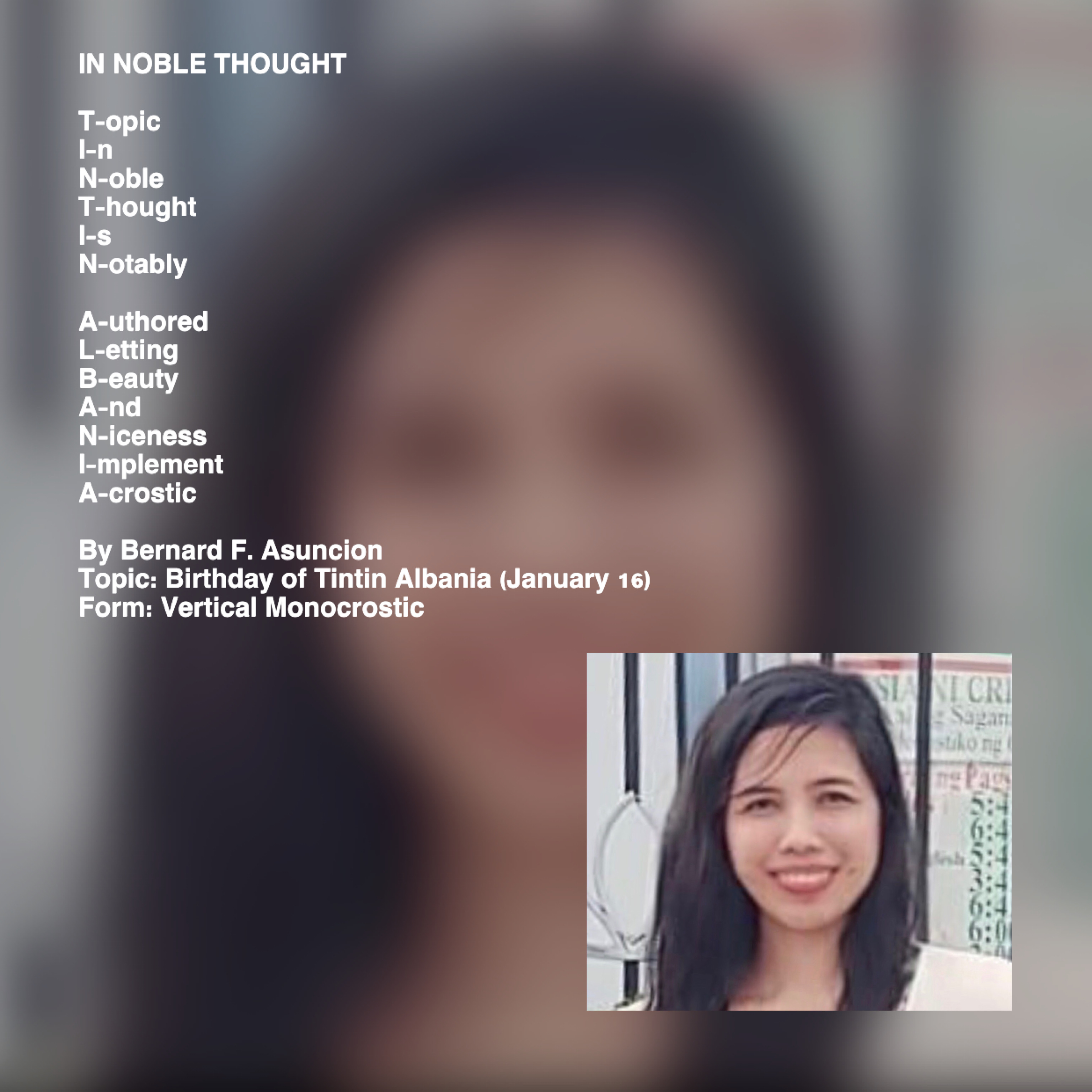 In Noble Thought