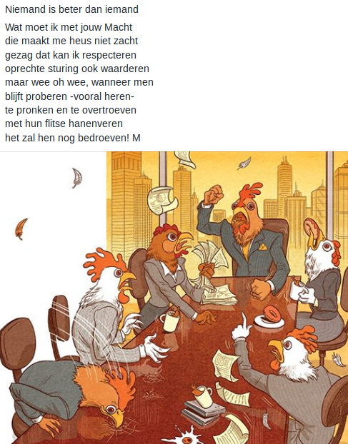 Niemand Is Beter Dan Iemand