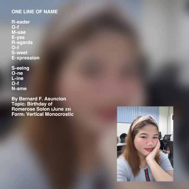 One Line Of Name