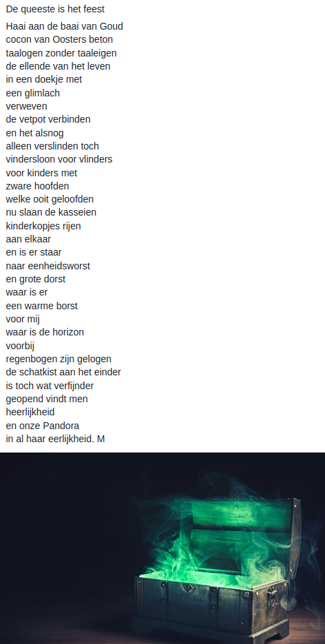 De Queeste Is Het Feest