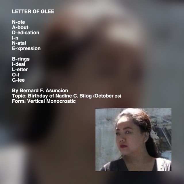 Letter Of Glee