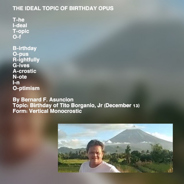 The Ideal Topic Of Birthday Opus