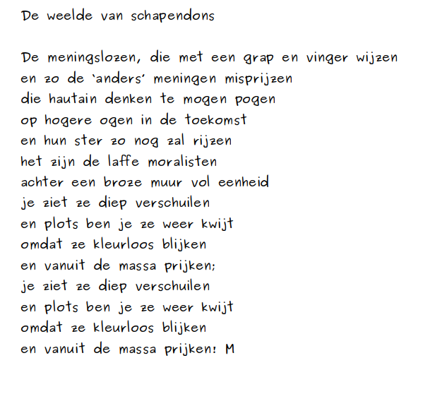 De Weelde Van Schapendons