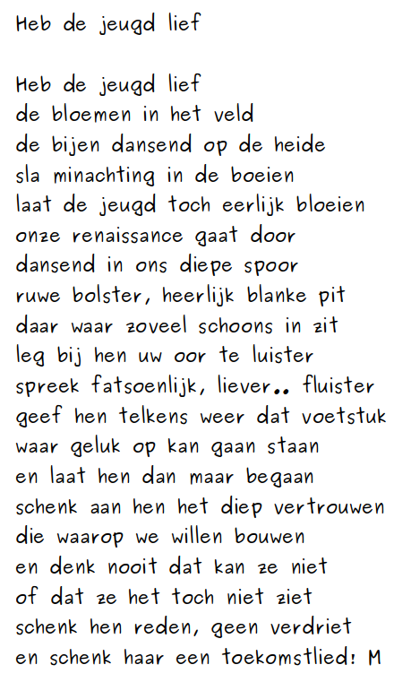 Heb De Jeugd Lief