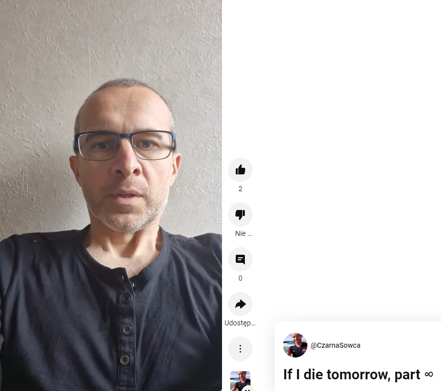 If I Die Tomorrow, Part ∞