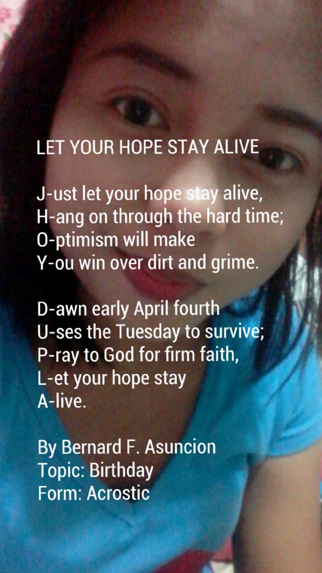 Let Your Hope Stay Alive