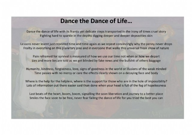 Dance The Dance Of Life...