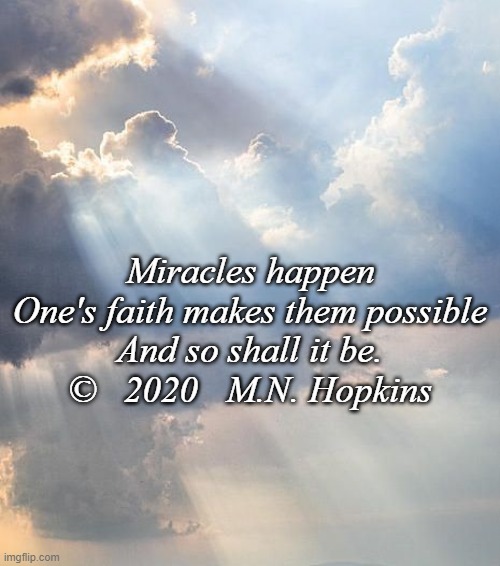 Miracles Happen