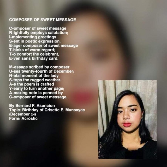 Composer Of Sweet Message