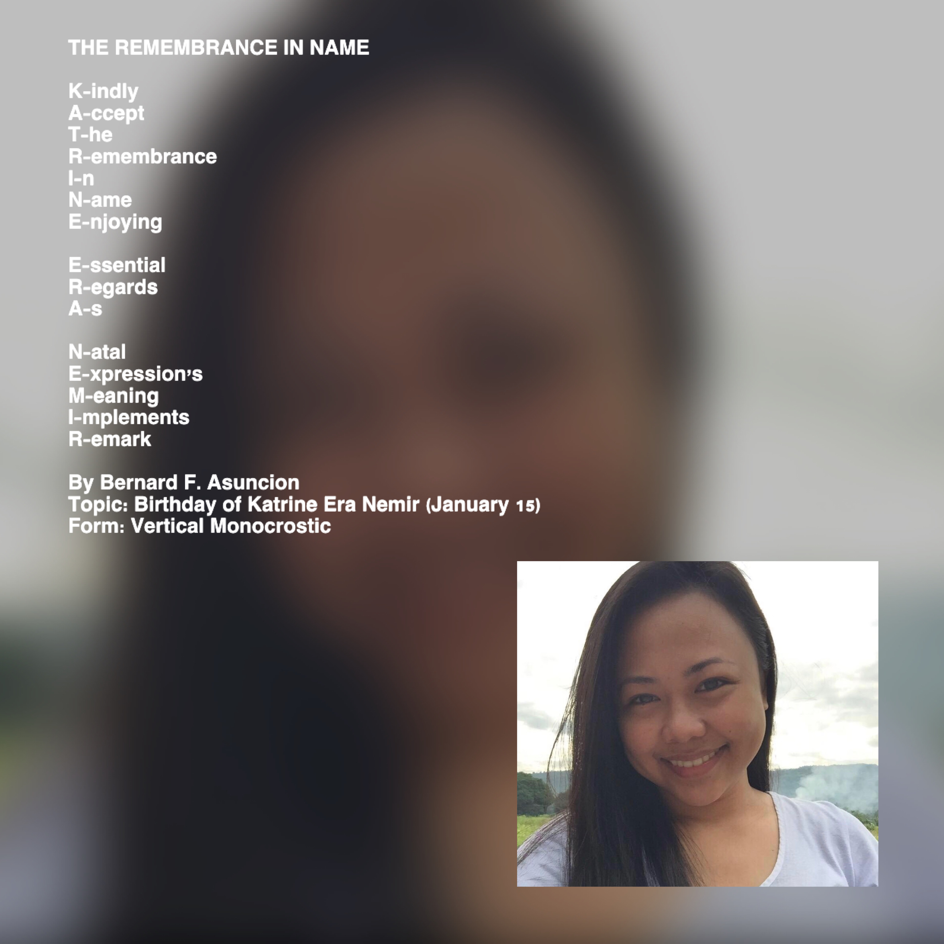 The Remembrance In Name