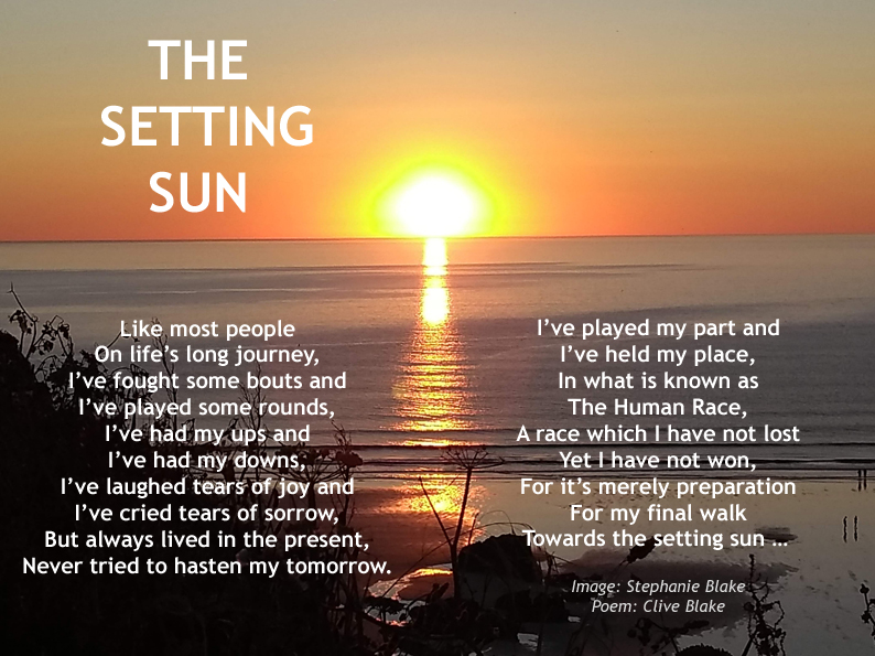 Funeral Poem: The Setting Sun