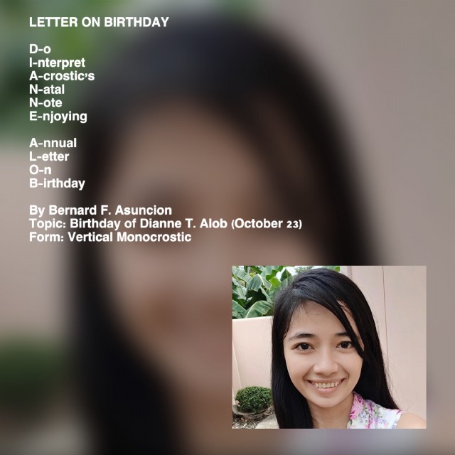 Letter On Birthday