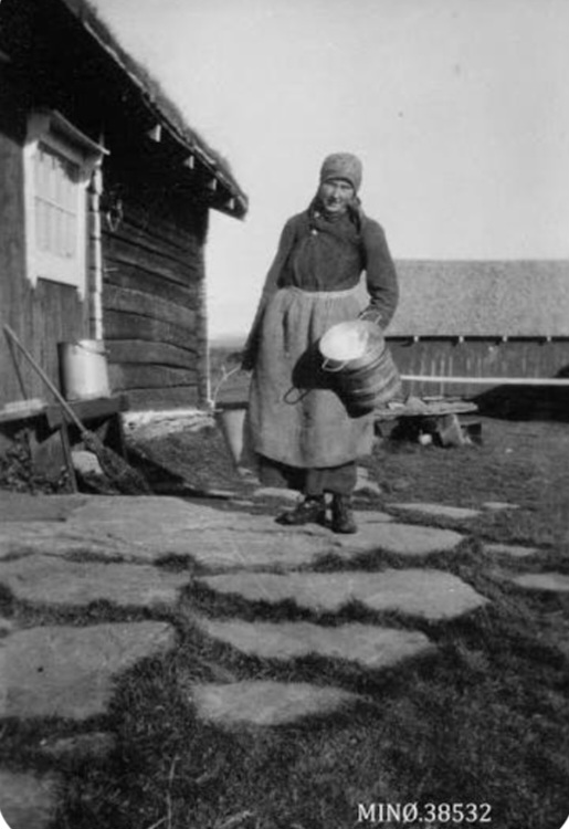 Dairymaid In The Old Days