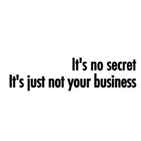 Not Your Business