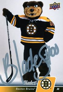 Autograph Muse Acrostic Name Blade Boston Bruins