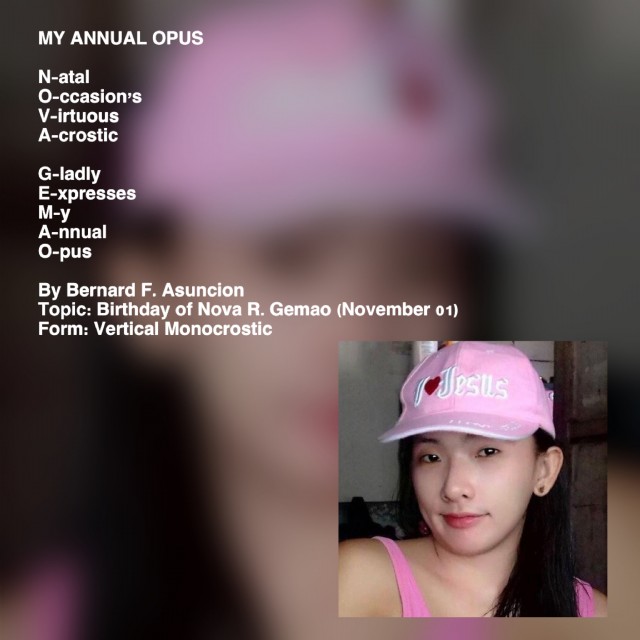 My Annual Opus