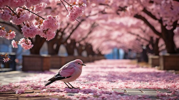 Avenue In Spring...