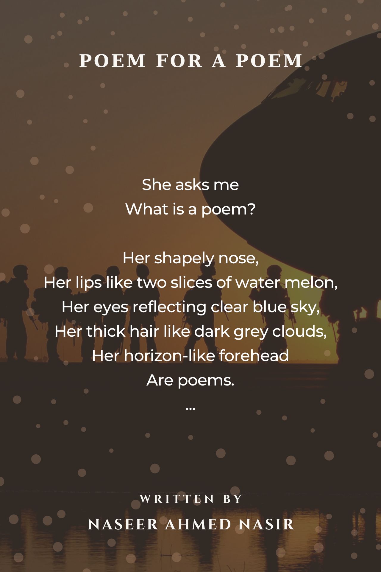 Poem For A Poem