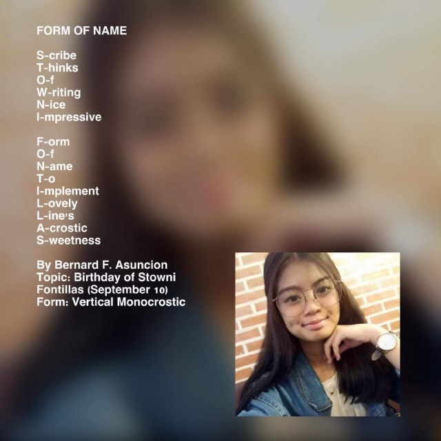 Form Of Name