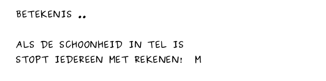 Betekenis..