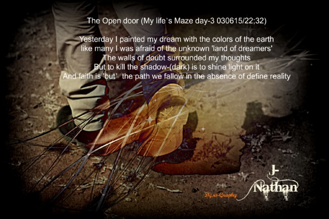 The Open Door (My Life’s Maze Day-3)