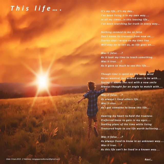 T H I S   L I F E... ..