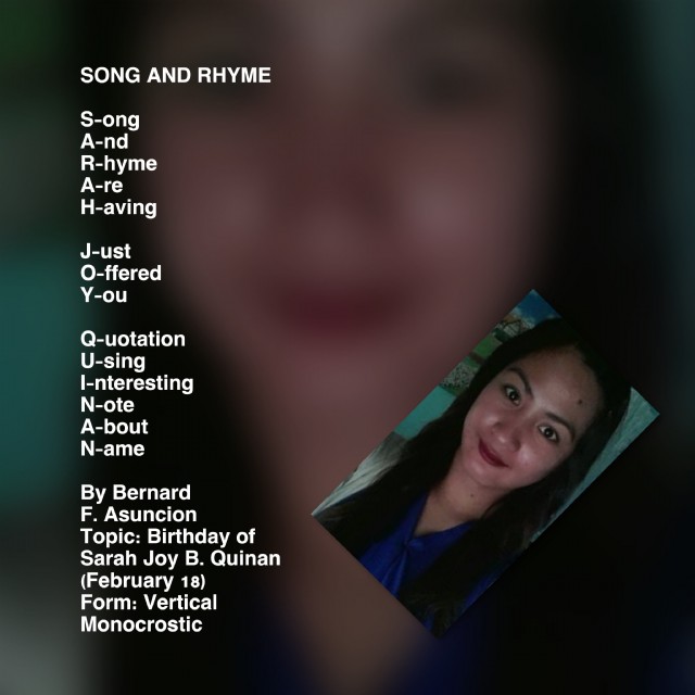 Song And Rhyme