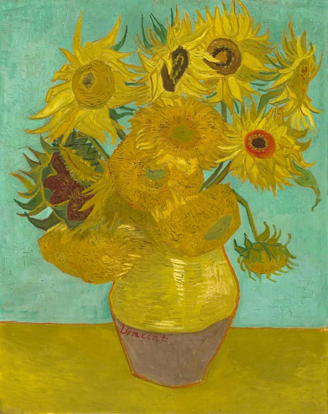 Vincent Van Gogh 94 -The Sun Flowers
