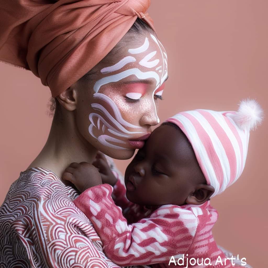 🩷🩷'rose De La Maternité: Puissance Et Douceur Féminines'🩷🩷