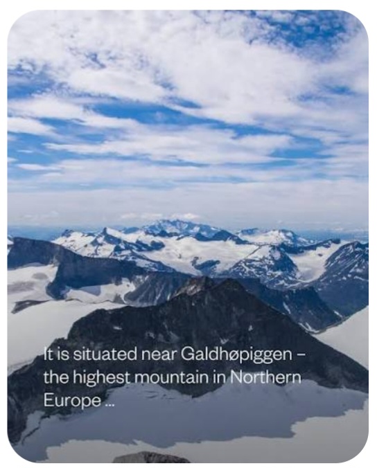 Norways Famous Mountains.