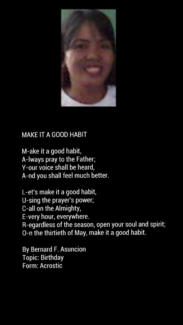 Make It A Good Habit