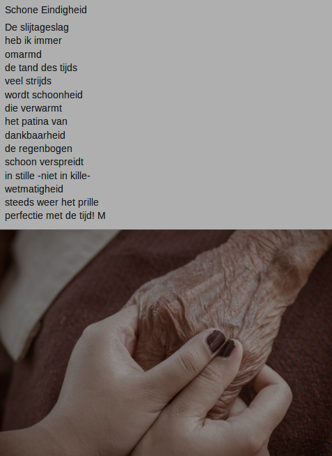 Schone Eindigheid