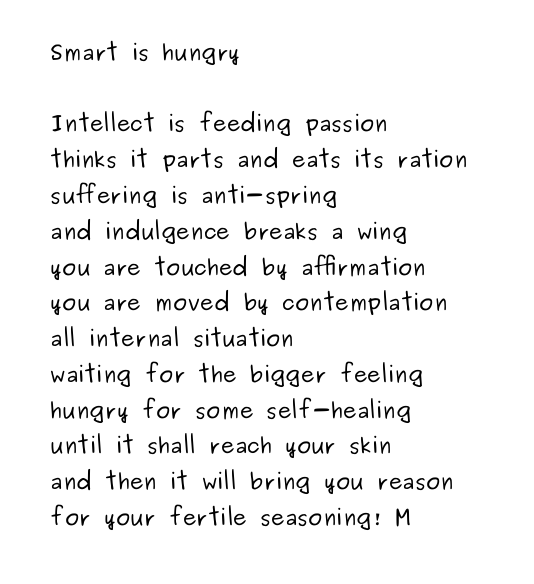 Smart Is Hungry