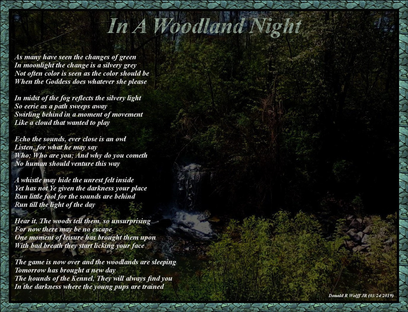 In A Woodland Night
