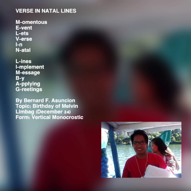 Verse In Natal Lines