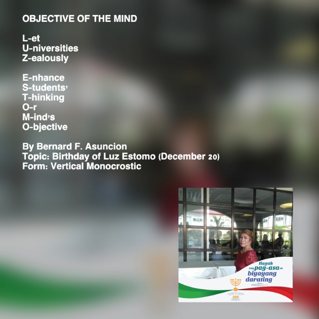 Objective Of The Mind